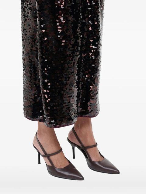 STAUD slingback pumps - Brown