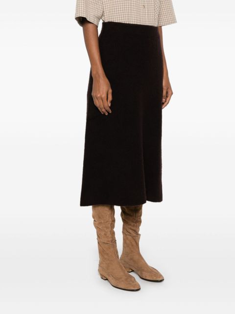The Row Ivaanka skirt - Brown