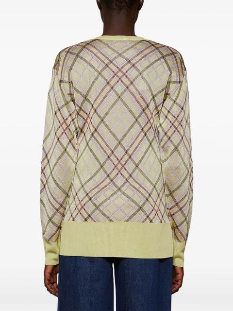 Rabanne checked cardigan - Neutrals