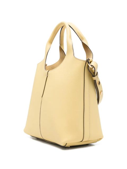 Tod's mini leather tote bag - Yellow