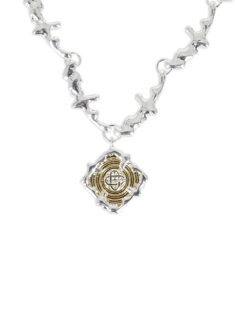 Casablanca medallion chain necklace - Silver - zdjęcie produktu nr 2