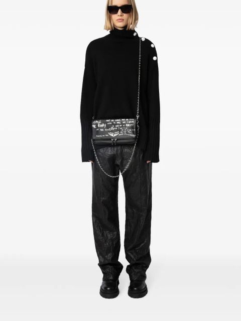 Zadig&Voltaire Rock clutch bag - Black - zdjęcie produktu nr 2