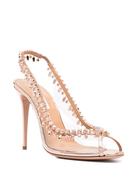 Aquazzura Temptation 120mm sandals - Neutrals