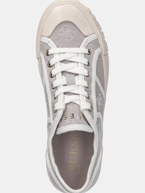 Guess tenisówki ISSAH kolor beżowy FLPISS FAL12