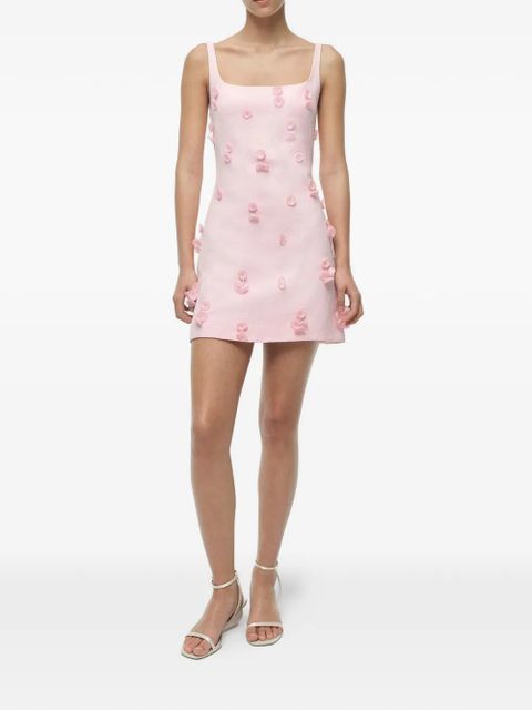 Simkhai Cailinn floral-appliqué dress - Pink