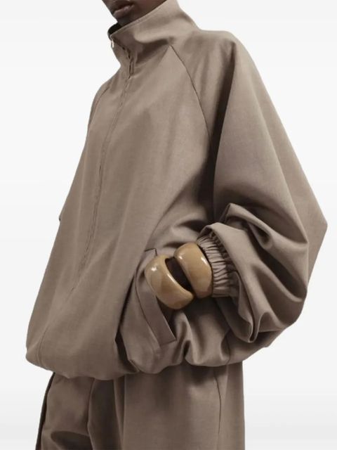 The Frankie Shop Baxter high-collar jacket - Neutrals - zdjęcie produktu nr 2