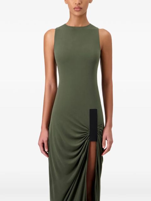 Coperni taped suspended maxi dress - Green