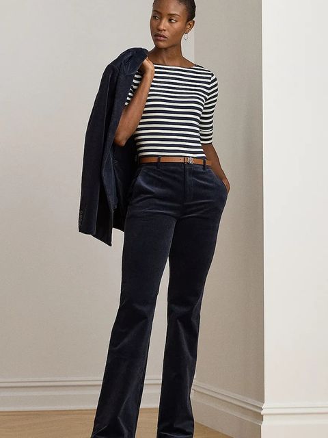 Lauren Ralph Lauren bluzka damska kolor granatowy wzorzysta 200980041 - zdjęcie produktu nr 2