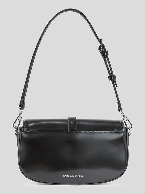 Karl Lagerfeld torebka skórzana K/AUTOGRAPH kolor czarny A3W30287 - zdjęcie produktu nr 2