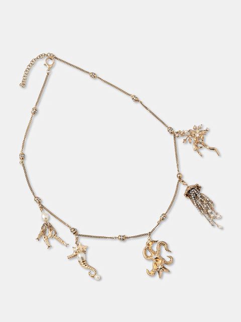 Weekend Max Mara naszyjnik damski metalowy ABOERO - zdjęcie produktu nr 2