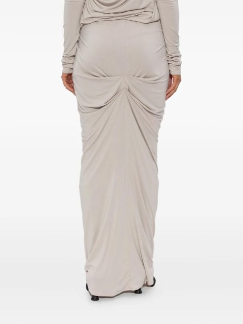 ENTIRE STUDIOS draped jersey skirt - White