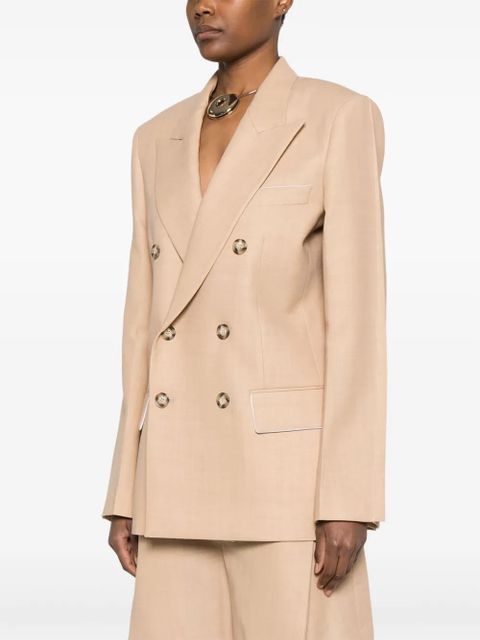 Victoria Beckham double-breasted blazer - Neutrals
