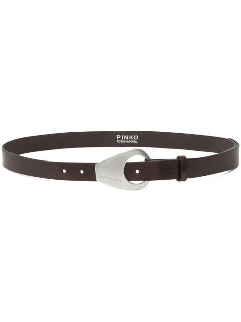 PINKO leather belt - Brown - zdjęcie produktu nr 1
