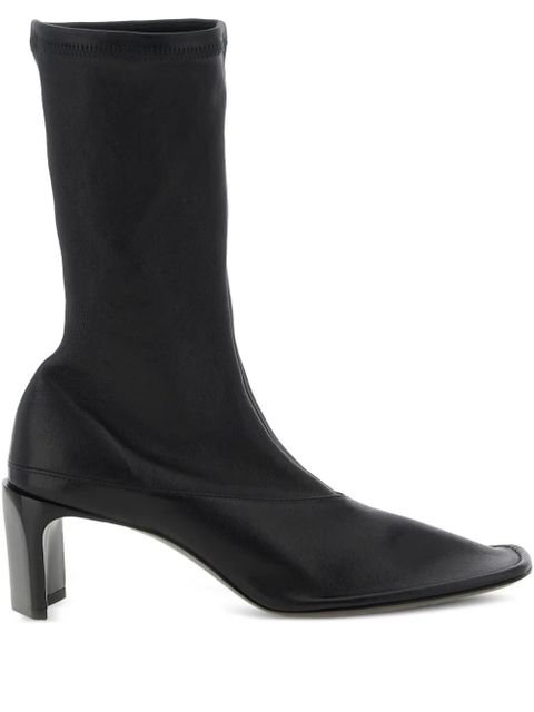 Jil Sander 65mm leather boots - Black - zdjęcie produktu nr 1