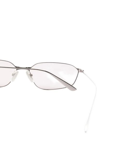 Balenciaga Eyewear Invisible 2.0 geometric-frame sunglasses - Silver