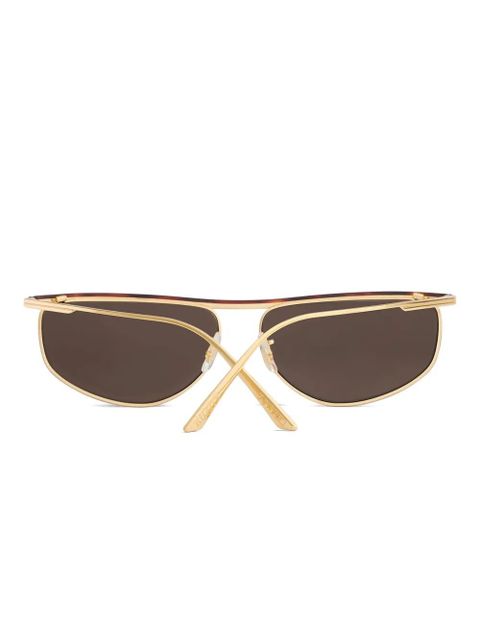 KHAITE x Oliver Peoples pilot-frame sunglasses - Gold