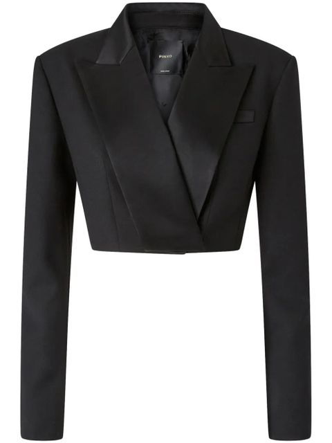 PINKO cropped blazer - Black - zdjęcie produktu nr 1