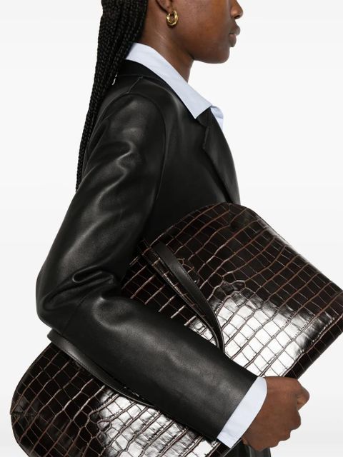 TOTEME leather coat - Black - zdjęcie produktu nr 2