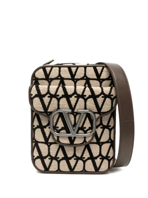 Valentino Garavani Locò Toile Iconographe crossbody bag - Neutrals - zdjęcie produktu nr 1