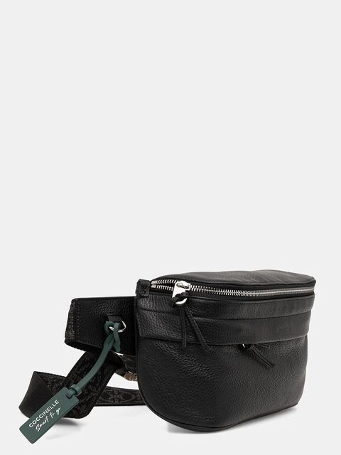 Coccinelle nerka skórzana kolor czarny E1.MUK.87.02.01 - zdjęcie produktu nr 2