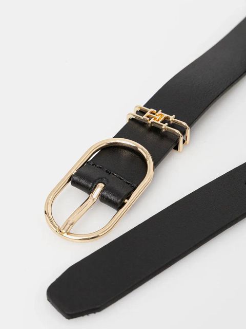 Tommy Hilfiger pasek damski kolor czarny AW0AW17494 - zdjęcie produktu nr 2