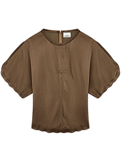 ISABEL MARANT Karlita blouse - Green - zdjęcie produktu nr 1