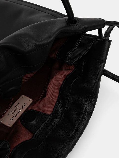 Coccinelle torebka skórzana kolor czarny E1 SS5 11 02 01