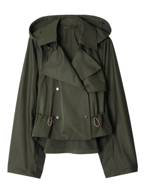 Burberry satin hooded jacket - Green - zdjęcie produktu nr 1