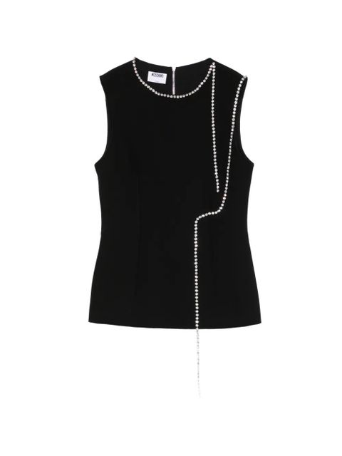 Moschino rhinestone embellished blouse - Black - zdjęcie produktu nr 1