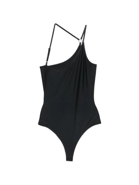 Coperni logo-appliqué swimsuit - Black