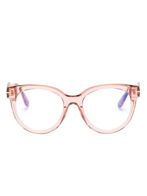 TOM FORD Eyewear butterfly-frame glasses - Pink - zdjęcie produktu nr 1