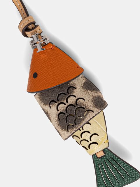 Tory Burch brelok damski skórzany Fish Key - zdjęcie produktu nr 1