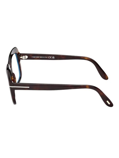 TOM FORD Eyewear square-frame glasses - Brown
