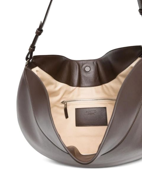 Jacquemus The Ovalo shoulder bag - Brown