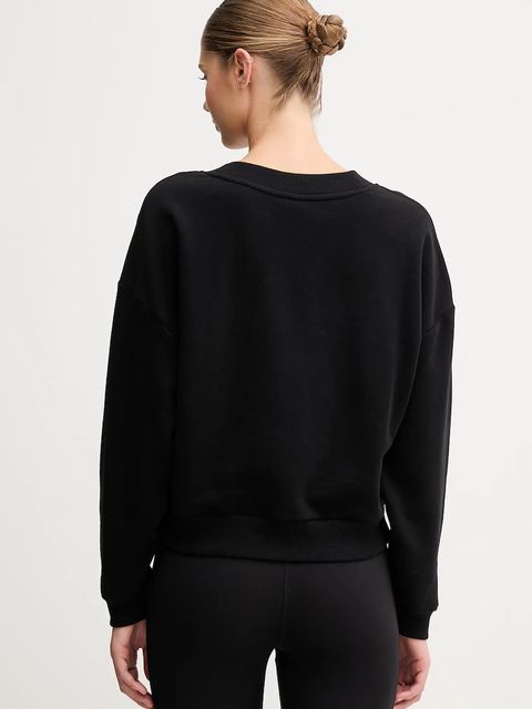 Dkny bluza bawełniana damska kolor czarny z aplikacją DP5T1279 - zdjęcie produktu nr 2