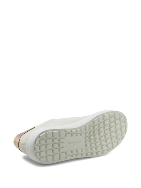 Ferragamo perforated-detail sneakers - Neutrals