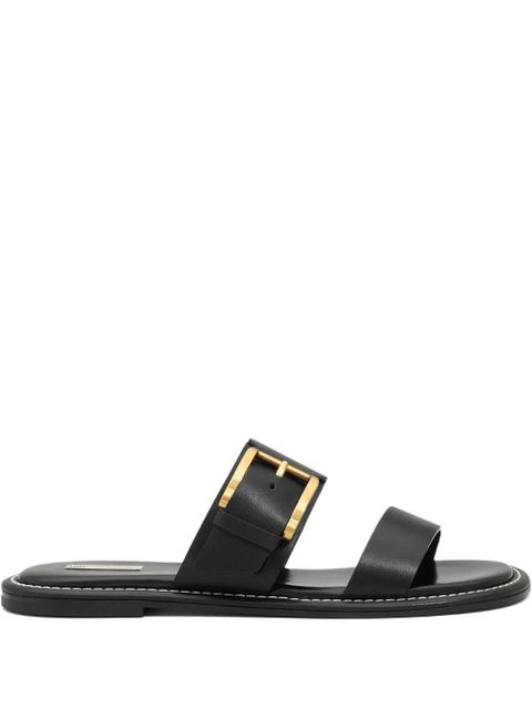AMI Paris buckle leather sandals - Black - zdjęcie produktu nr 1