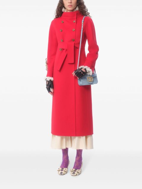 Valentino Garavani compact drap coat - Red