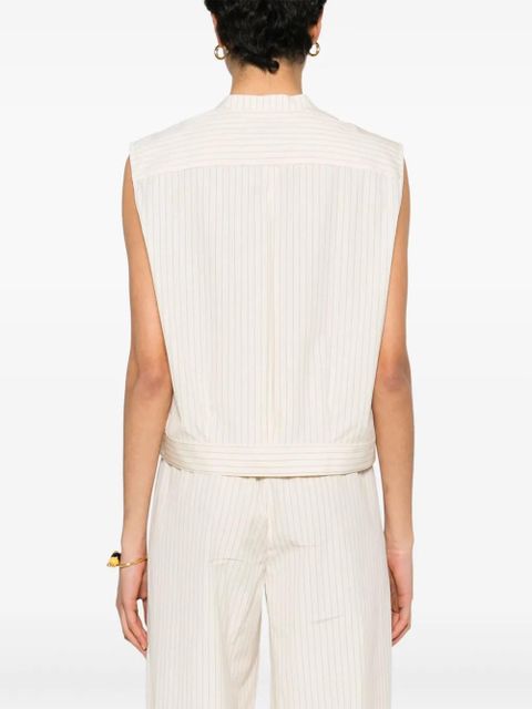 LouLou de Saison Halestripes blouse - Neutrals