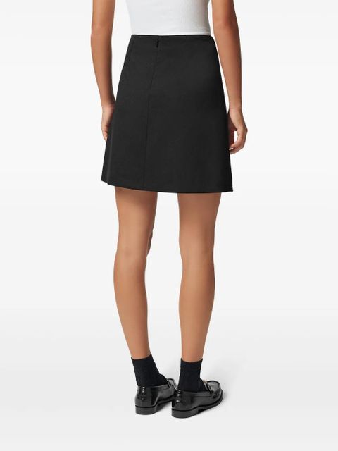 Versace Safety Pin A-line mini skirt - Black