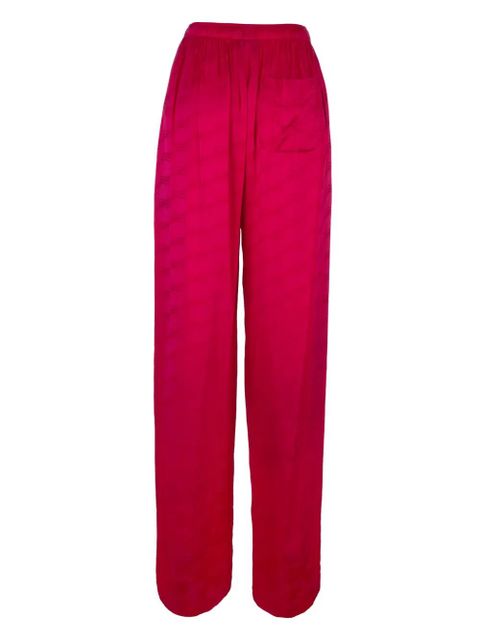Balenciaga pleated straight-leg trousers - Pink