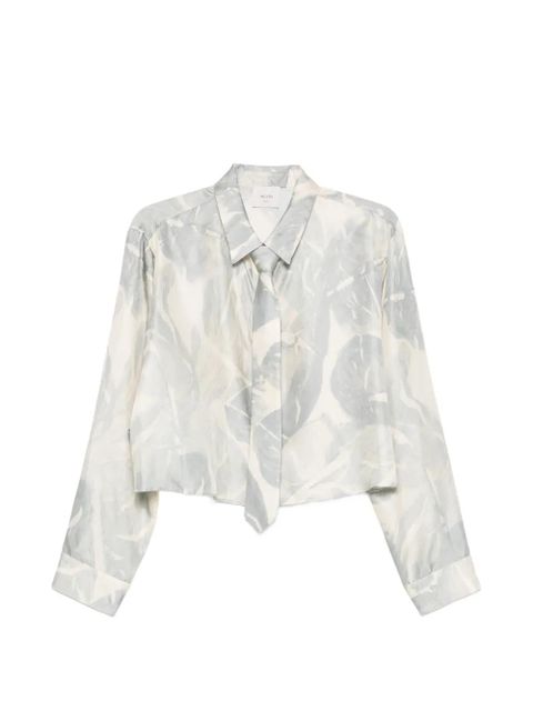 Alysi tie printed shirt - Neutrals - zdjęcie produktu nr 1