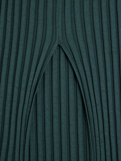 Tod's ribbed-knit midi skirt - Green - zdjęcie produktu nr 2