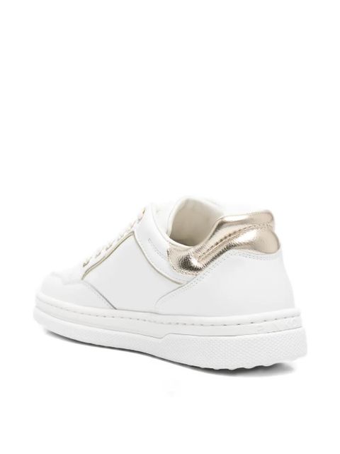PINKO logo-plaque sneakers - White