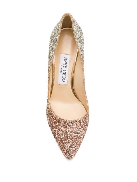 Jimmy Choo 85mm Romy pumps - Gold