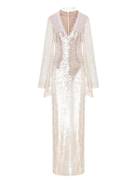 MANURÍ Cléo sequin maxi dress - Pink - zdjęcie produktu nr 1