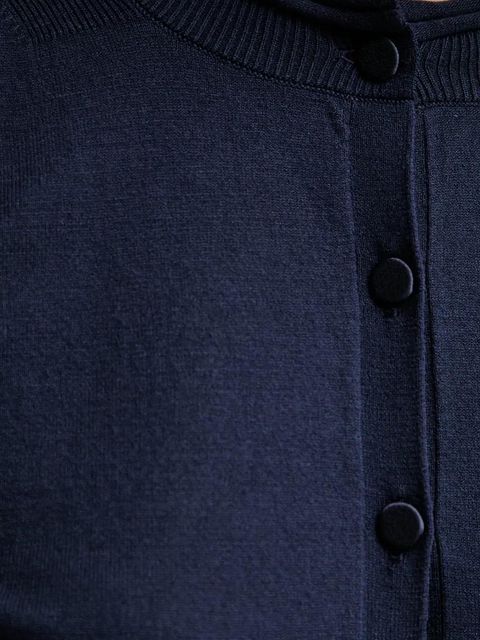 Sisley kardigan damski kolor granatowy lekki 17Q3M5203