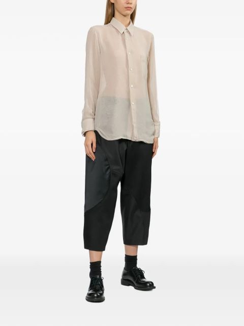 Comme Des Garçons pocket collared shirt - Neutrals - zdjęcie produktu nr 2