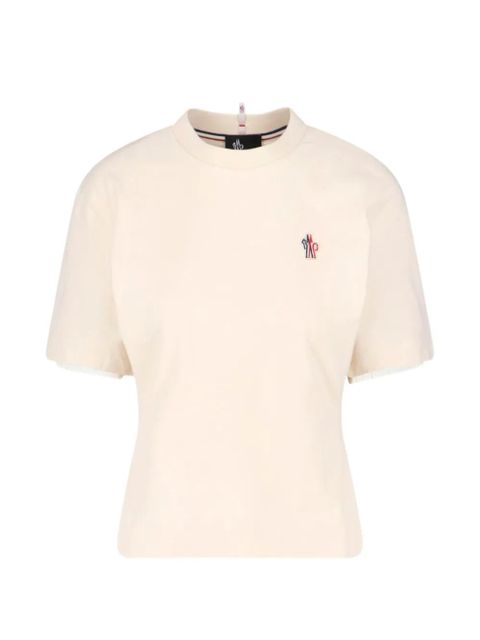 Moncler Grenoble logo-patch T-shirt - White - zdjęcie produktu nr 1