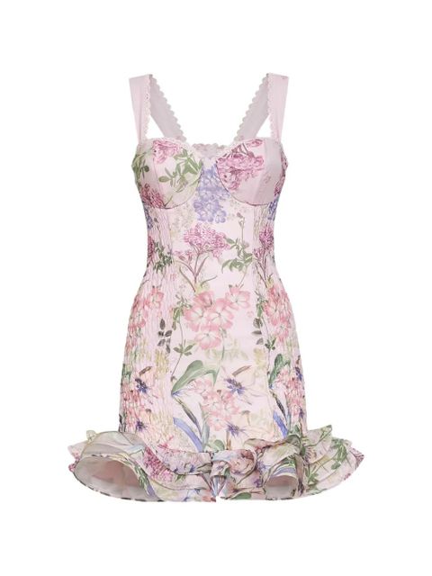 Charo Ruiz Ibiza Sunil floral-print mini dress - Pink - zdjęcie produktu nr 1
